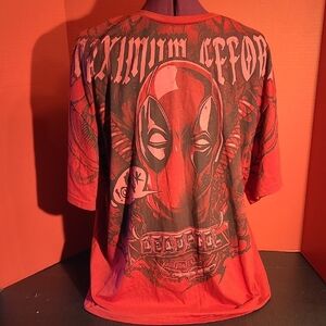 DEADPOOL Maximum Effort Red Graphic Men’s Shirt